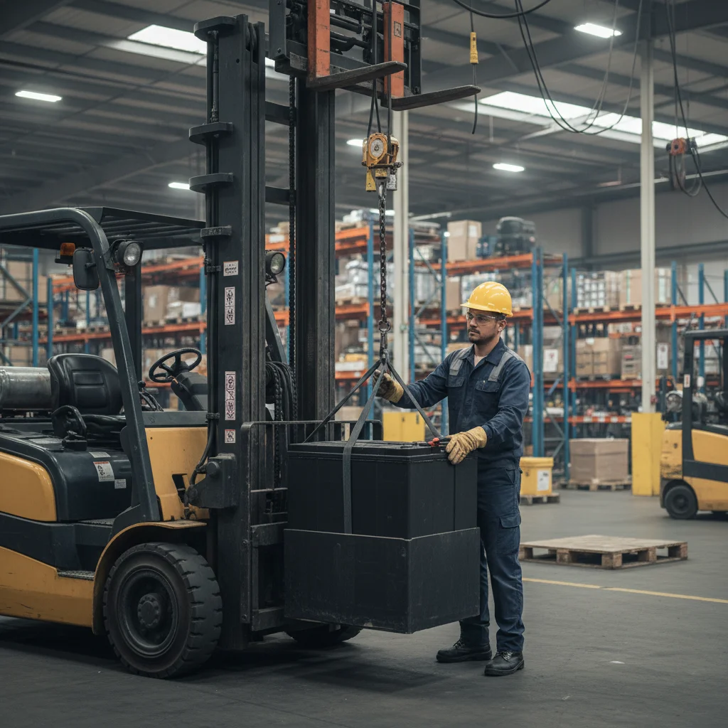 지게차 배터리 교체 서비스 - 밧데리몬스터 max